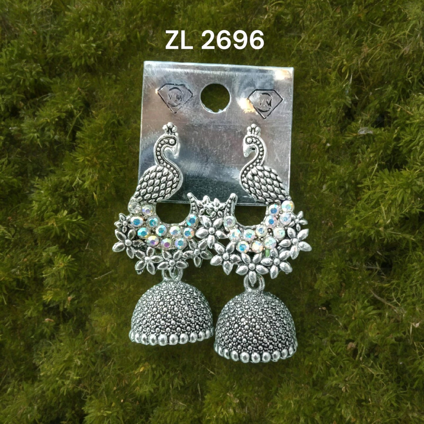 Regal Aura Peacock Jhumkas